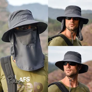 Bucket Hats, Waterproof Boonie Hat for Fishing Hiking Camping