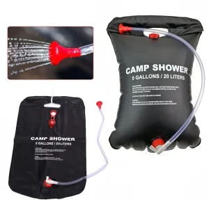 20L Portable Solar Camping Shower Bag